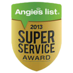 Angi Super Service Award 2013 Winner Badge