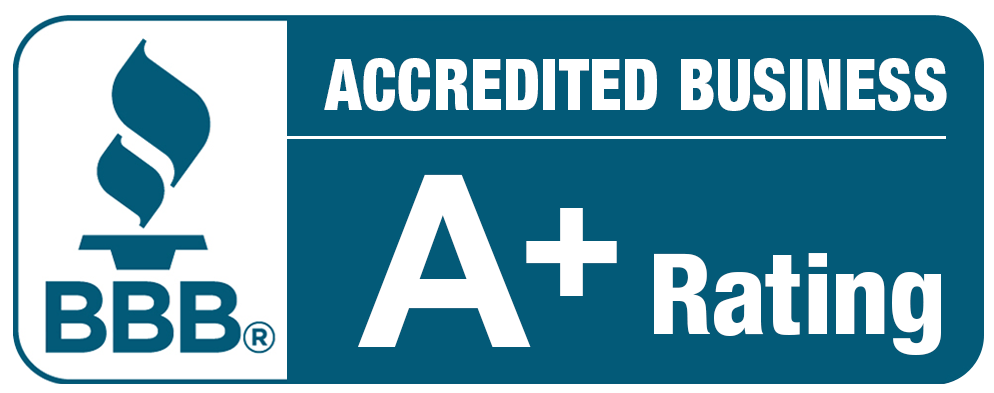 Better Business Bureau BBB Accredited Business A+ Rating Badge